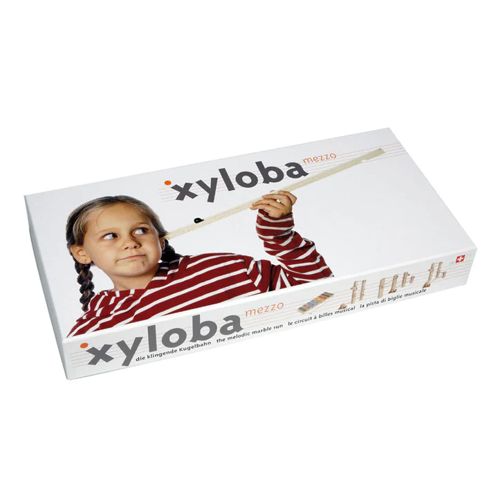 Kugelbahn Mezzo von Xyloba-Verpackung