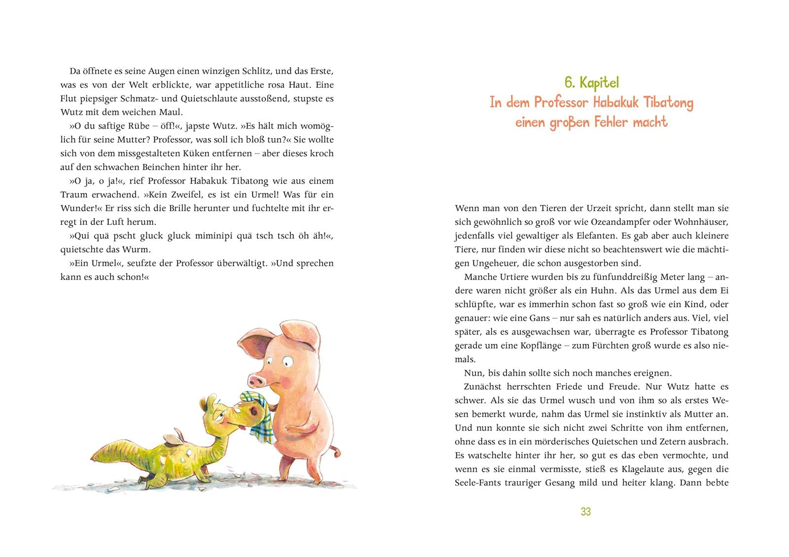 Kinderbuch ab 6 Urmel aus dem Eis von Max Kruse -Innen