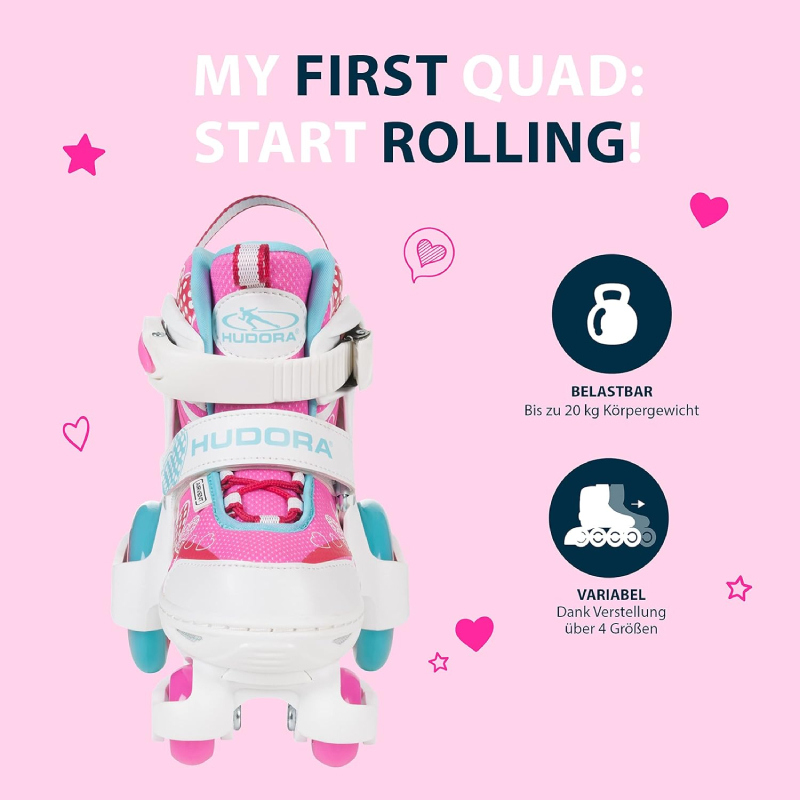 Kinder-Rollschuhe "My First Quad" von HUDORA