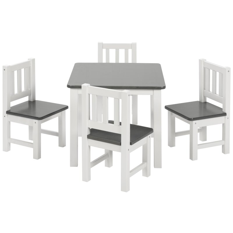 Kindersitzgruppe Amy mit Tisch und 4 Stühle von Bom