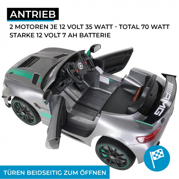 Kinder-Elektroauto Mercedes AMG GT4  Sport-Edition von Actionbikes - Details