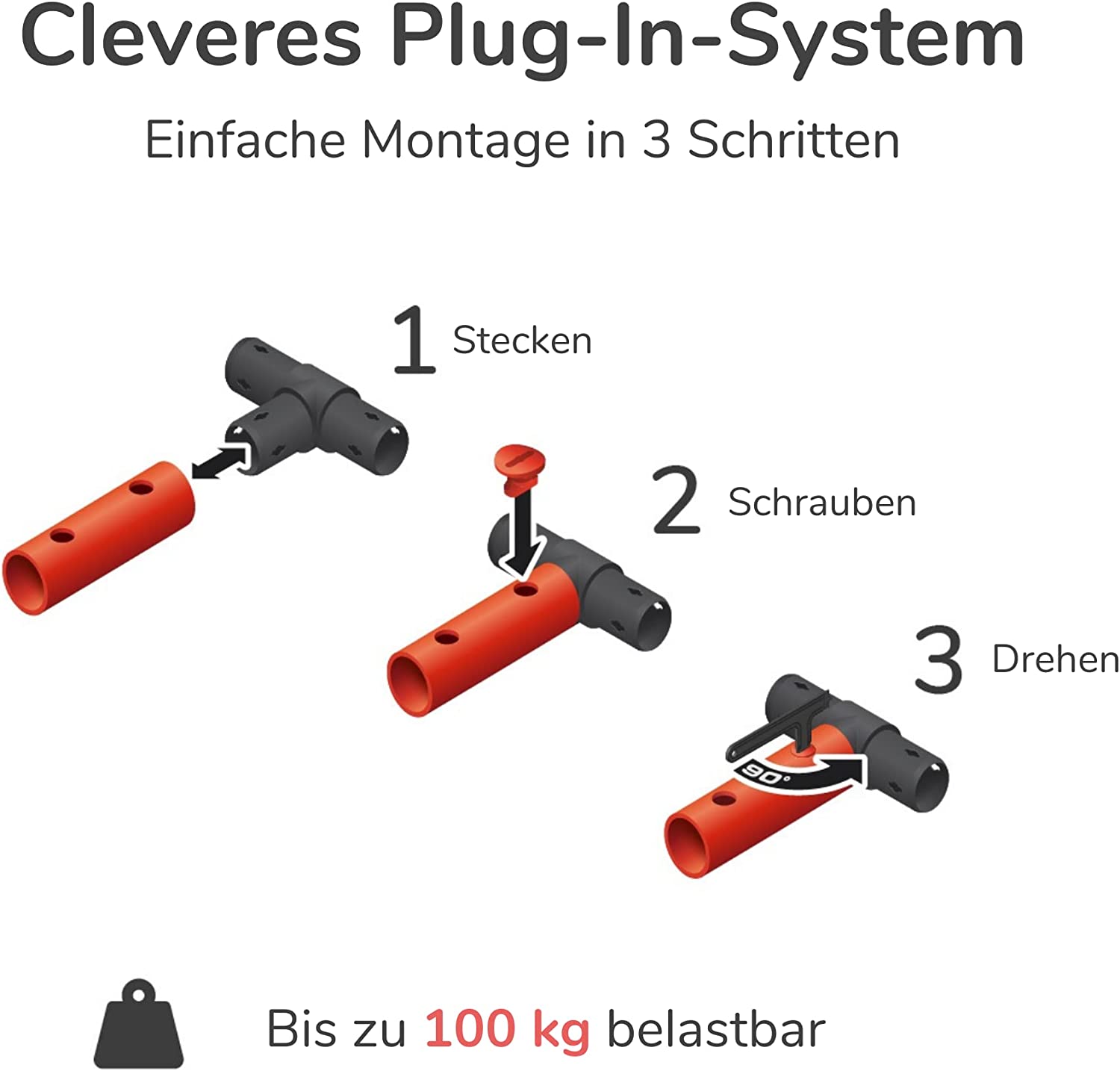 Klettergerüst - Junior von Quadro-Plug in System