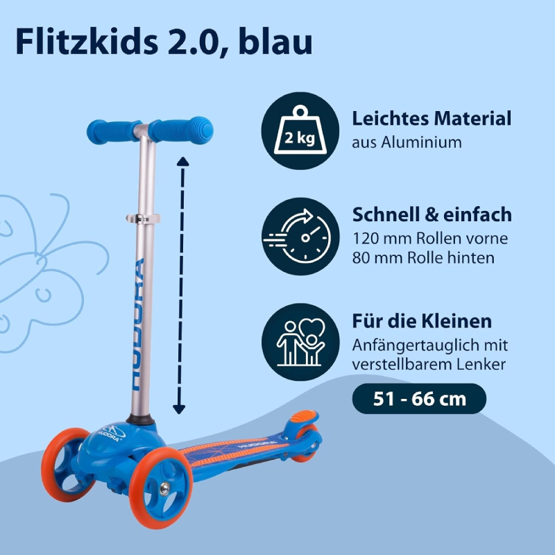 Kinderroller "Flitzkids 2.0" von HUDORA