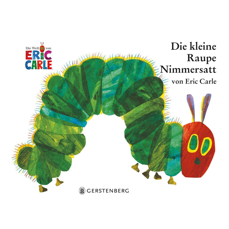 Kinderbuch ab 1 Jahr "Die kleine Raupe Nimmersatt" von Eric Carle / Gerstenberg Verlag