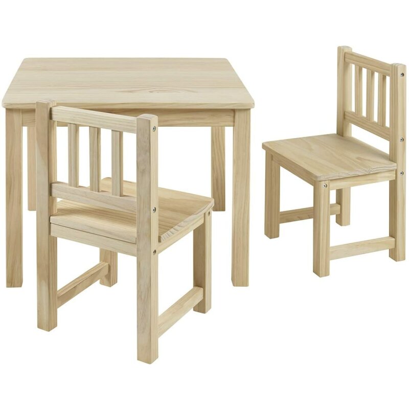 Kindersitzgruppe Amy mit Tisch und 2 Stühle von Bomi-natur