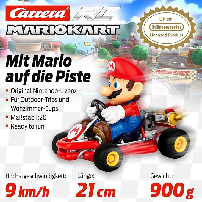 Ferngesteuertes Auto "Mario Kart" von Carrera