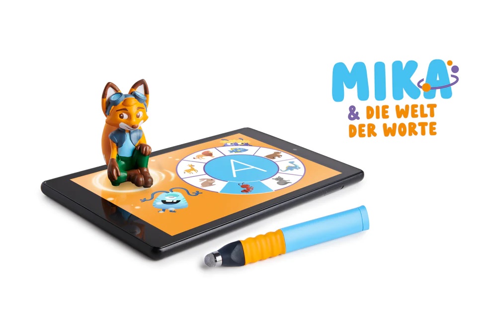 Lernspiel-Starterset inkl. Eingabestift "Mika - Erstes Lesen & Schreiben ab 4" von EDURINO