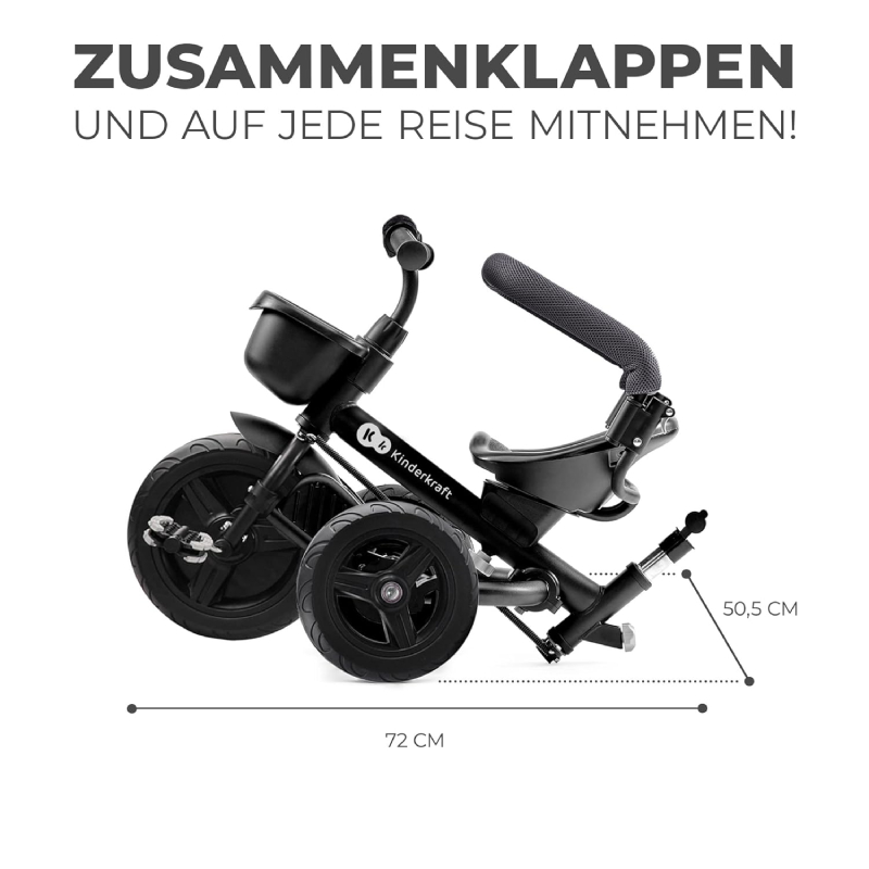 Dreirad-Buggy mit Schiebestange "Aveo" von Kinderkraft
