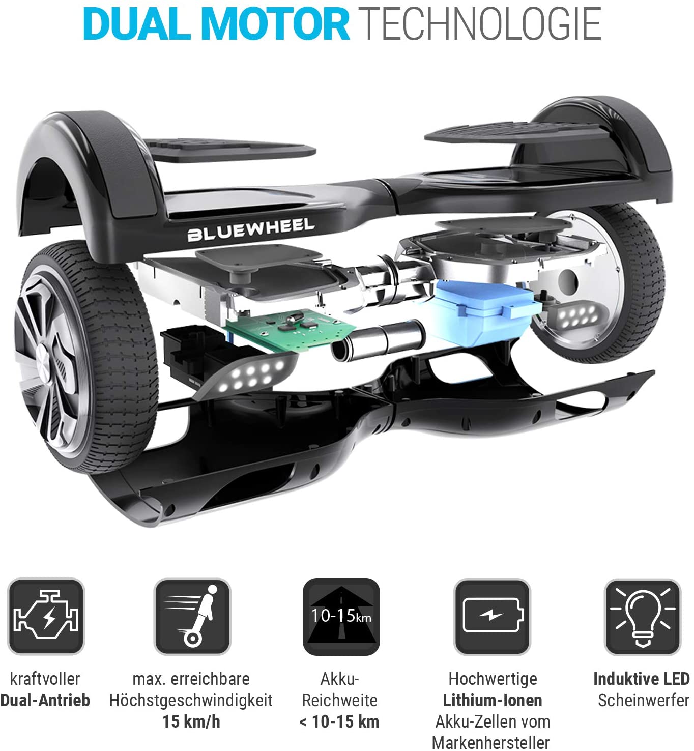 Hoverboard  HX310s von Bluewheel - Details