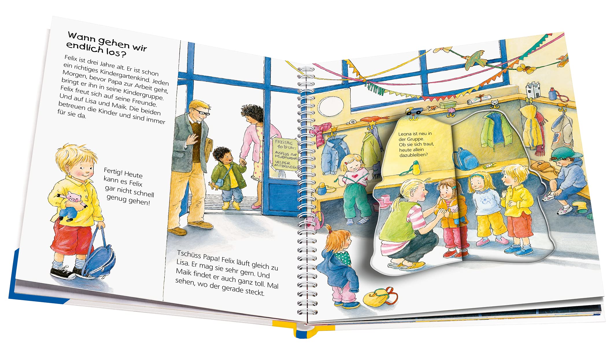 Kinderbuch ab 2 Wieso Weshalb  Warum junior, Band 24 Mein Kindergarten von Doris Rübel - Innen