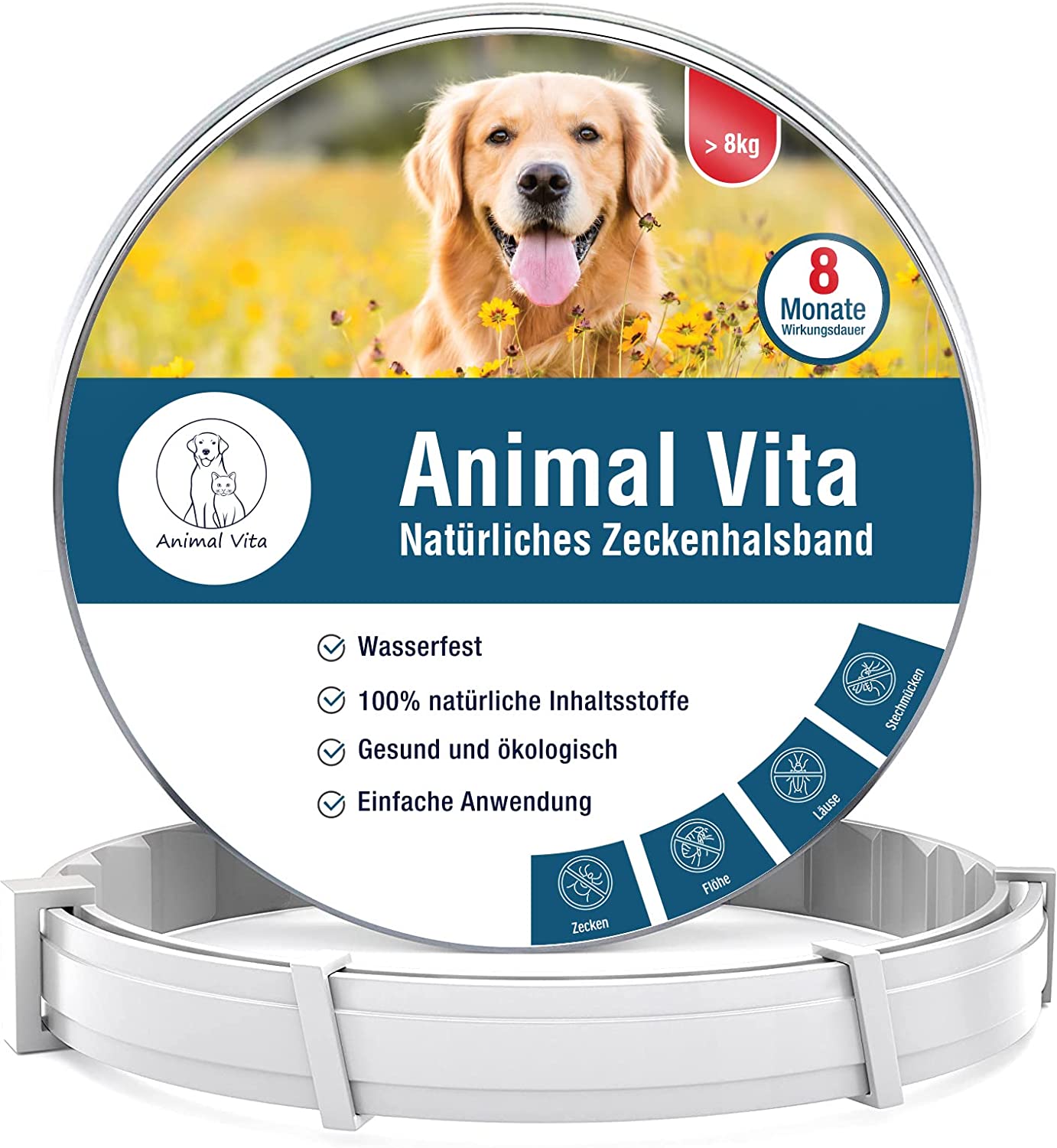 Zeckenhalsband für Hunde von Animal Vita